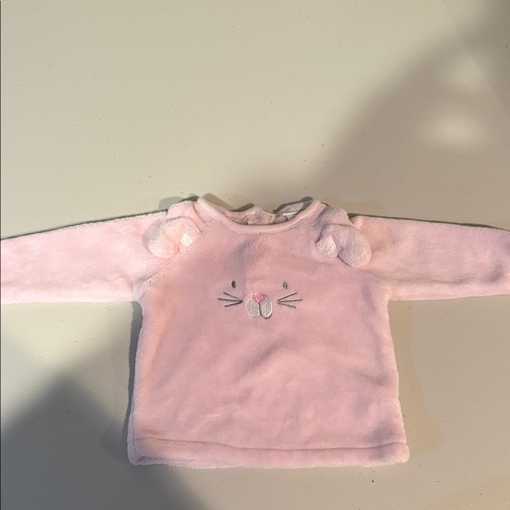 Absorba Pink Long Sleeve Kids Top bunny